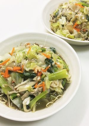 野菜たっぷり!簡単適当!あんかけ焼きそば-レシピのメイン写真