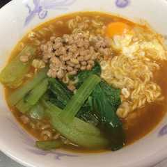 納豆でマイルドな辛ラーメン-レシピのメイン写真