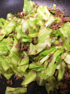 パパッとおかず☆キャベツとひき肉炒め-レシピのメイン写真