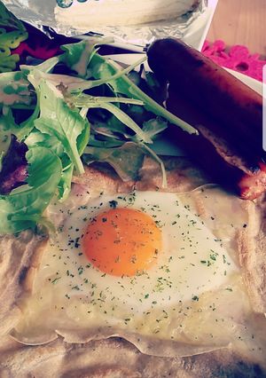 休日のお洒落ブランチに❤そば粉のガレット-レシピのメイン写真