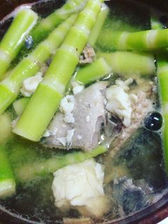 たけのこと鯖の缶詰のみそ汁-レシピのメイン写真