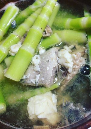 たけのこと鯖の缶詰のみそ汁-レシピのメイン写真