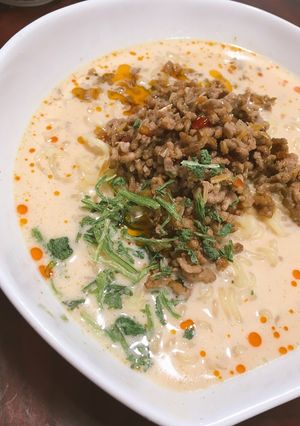 旨辛！ごま豆乳担々麺-レシピのメイン写真