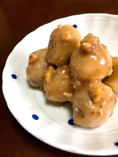 里芋のくるみ味噌和え-レシピのメイン写真