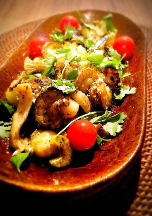 【10分】帆立とセロリのバジルバター炒め-レシピのメイン写真