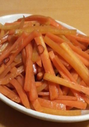 オンリーにんじんきんぴら-レシピのメイン写真