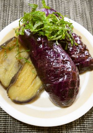 レンジで簡単！茄子の煮浸し-レシピのメイン写真