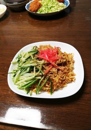 辛ラーメンでジャジャ麺風-レシピのメイン写真