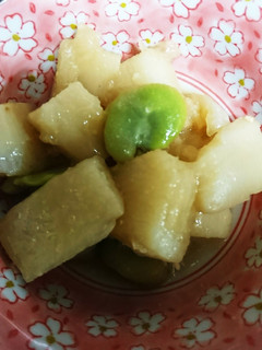 長芋とそら豆の甘味噌煮-レシピのメイン写真