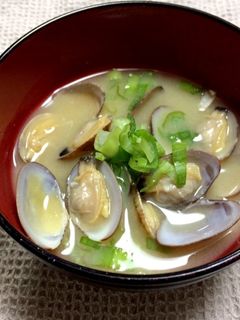あさりのお味噌汁-レシピのメイン写真