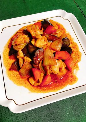 なすと鶏肉の中華風炒め-レシピのメイン写真