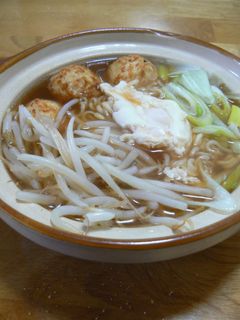 一人鍋でたこ焼きラーメン-レシピのメイン写真