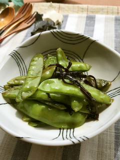 胡麻香る!やみつき絹さや-レシピのメイン写真