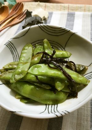 胡麻香る！やみつき絹さや-レシピのメイン写真