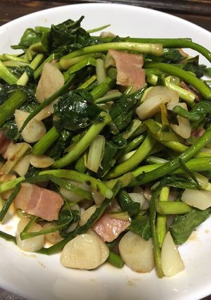 生にんにくとにんにくの芽の炒め物-レシピのメイン写真