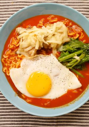 イタリアントマト辛ラーメン-レシピのメイン写真