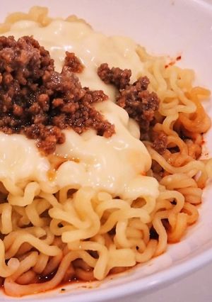 辛ラーメンで激辛まぜそば！-レシピのメイン写真