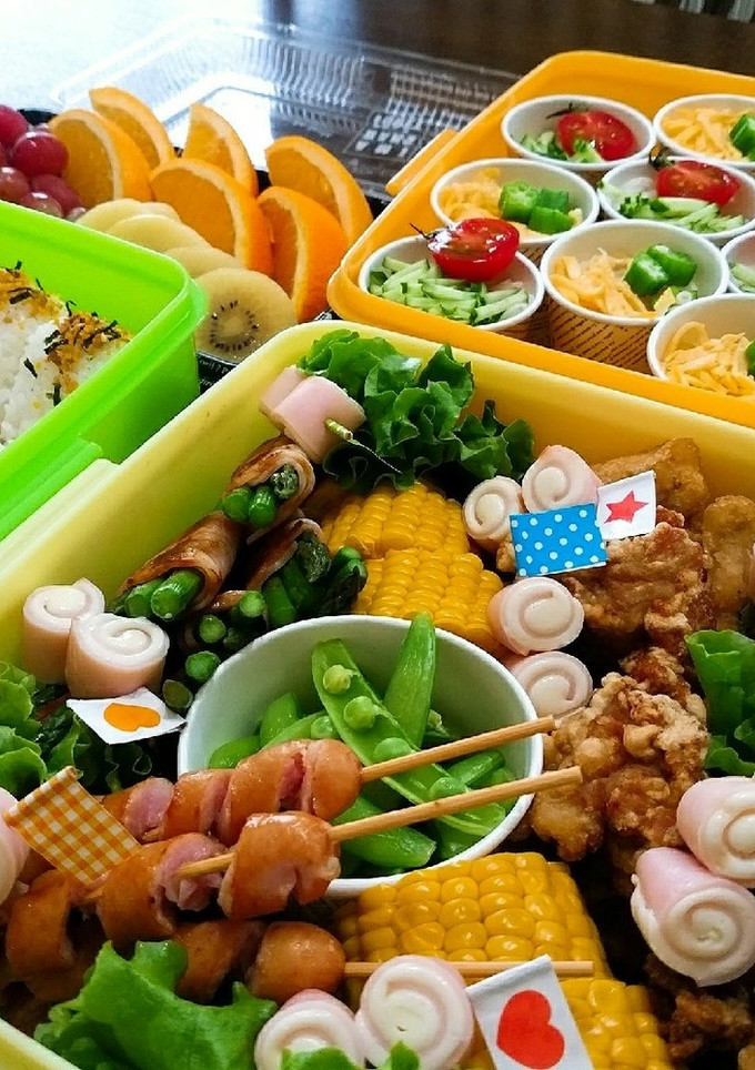 簡単♪小学校 運動会のお弁当⚑カップ素麺-レシピのメイン写真