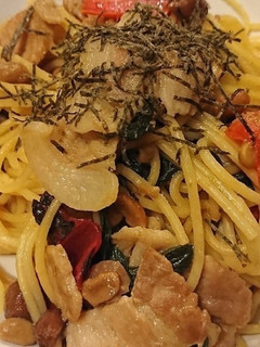 豚肉とスイスチャードの和風パスタ-レシピのメイン写真