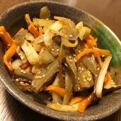 รูปของ ごま油香る定番きんぴらごぼうwith大根
