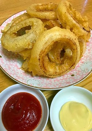 家にある材料でサクッと旨☆オニオンリング-レシピのメイン写真