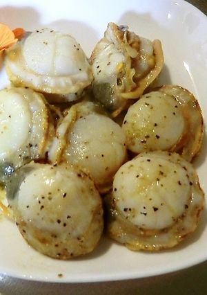 マヨネーズを隠し味に、ホタテのバター焼き-レシピのメイン写真