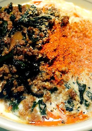 旨辛豆乳そうめん-レシピのメイン写真