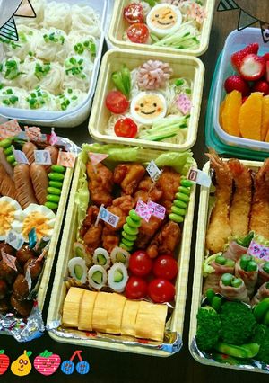 運動会のお弁当記録 2018-レシピのメイン写真