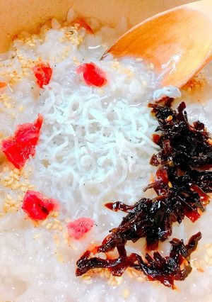 梅しらす粥-レシピのメイン写真