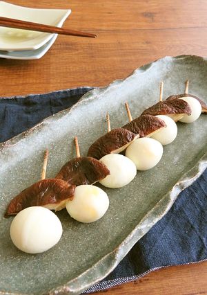 ごま油で食欲UP☆椎茸とうずら卵の串焼き-レシピのメイン写真