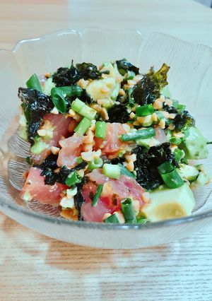 韓国風アボカドマグロ納豆-レシピのメイン写真