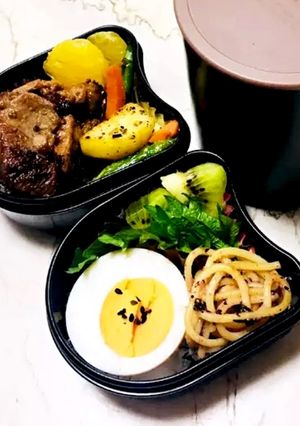 ズボラで愛♡焼肉弁当-レシピのメイン写真