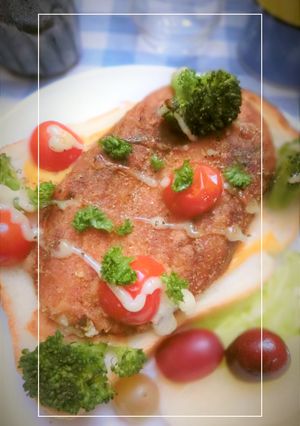 カレーパン&野菜のチーズトースト-レシピのメイン写真