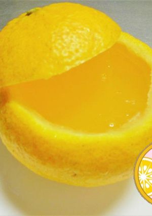 【京の花果物語】夏みかんゼリー-レシピのメイン写真