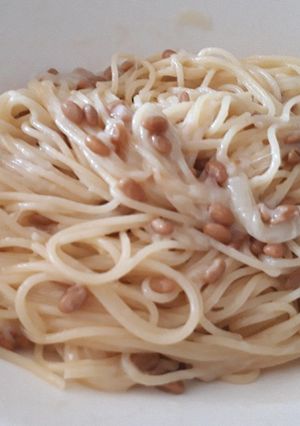 簡単すぎる納豆チーズパスタ-レシピのメイン写真