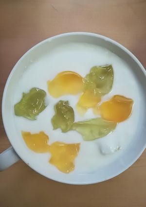 簡単おしゃれ　ヨーグルトインゼリー-レシピのメイン写真