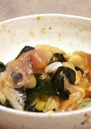 アジの酢味噌和え-レシピのメイン写真