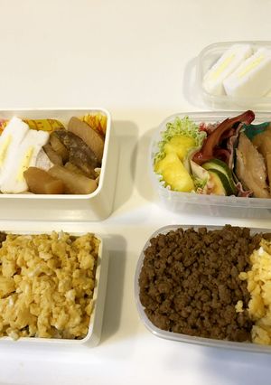 調理用バッグでレンチン★ブリ大根弁当-レシピのメイン写真
