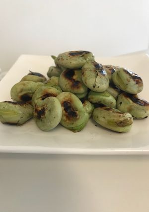 水っぽくならないよ。焼きそら豆-レシピのメイン写真