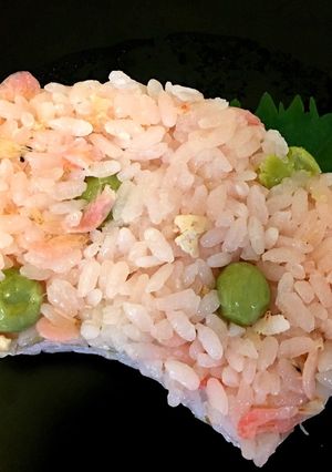 超春色！桜えびとグリーンピースの炊込ご飯-レシピのメイン写真