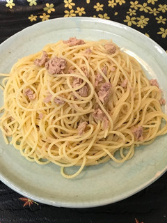 自家製からすみのパスタ(和風ツナマヨ味)-レシピのメイン写真