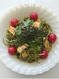【京田辺発】茶そばの和風サラダ-レシピのメイン写真