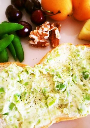 そら豆クリームチーズサンドランチプレート-レシピのメイン写真