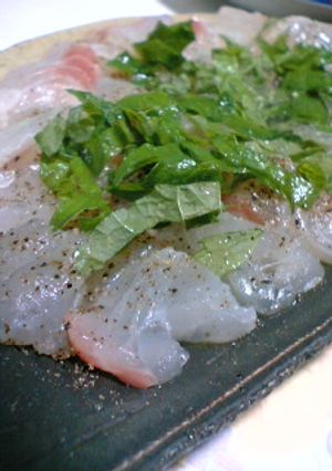 ゆずで真鯛のカルパッチョ-レシピのメイン写真
