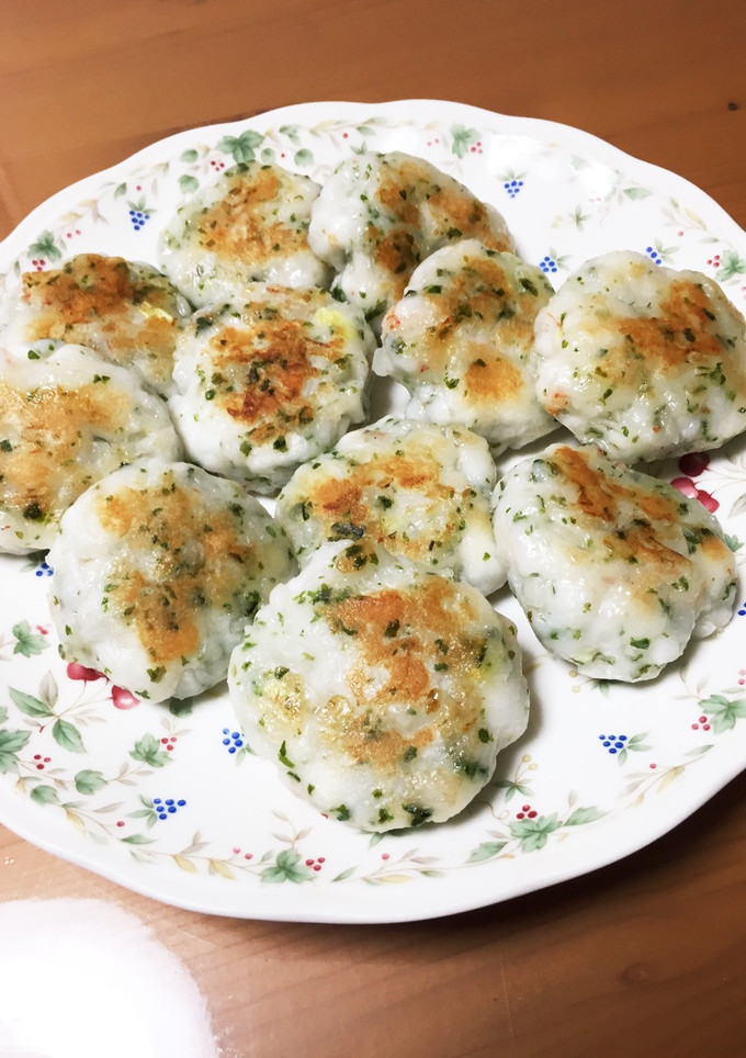はんぺんとエビのふわふわお焼き-レシピのメイン写真
