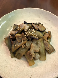 簡単!豚バラと茄子の炒め物-レシピのメイン写真