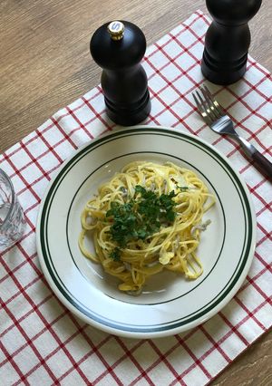 釜あげしらすのスクランブルエッグのパスタ-レシピのメイン写真