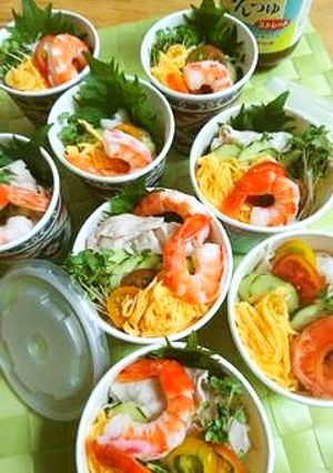 カップで素麺～お弁当にも～-レシピのメイン写真