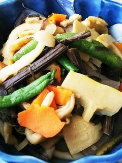 わらびと筍の煮物♪-レシピのメイン写真