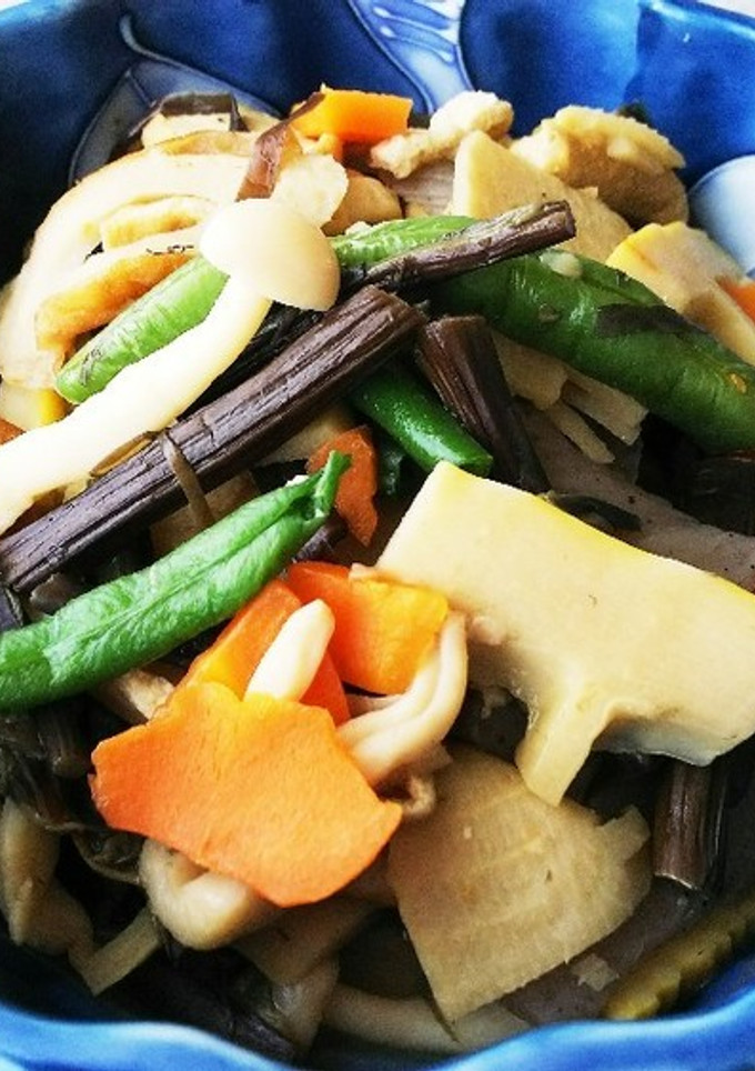 わらびと筍の煮物♪-レシピのメイン写真